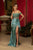 May Queen RQ8173 - High Slit Sequin Evening Dress In Green