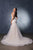 May Queen RQ8181 - Plunging Neck Sleeveless Bridal Gown In White