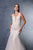 May Queen RQ8181 - Plunging Neck Sleeveless Bridal Gown In White