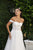 May Queen RQ8182 - Off-Shoulder Corset Bodice Bridal Gown In White