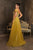 May Queen RQ8187 - Beaded Sleeveless Prom Gown In Gold