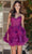 Nox Anabel Y859 - Ruffles A-line Cocktail Dress