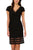 Adrianna Papell AP1D105224 - Short Sleeve V-Neck Cocktail Dress Cocktail Dresses