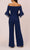 Adrianna Papell AP1E209617 - Flounce Sleeve Jumpsuit Formal Pantsuits