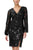 Adrianna Papell AP1E210109 - Sequined Surplice V-Neck Cocktail Dress Cocktail Dresses