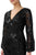 Adrianna Papell AP1E210109 - Sequined Surplice V-Neck Cocktail Dress Cocktail Dresses