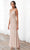 Adrianna Papell Platinum 40397 - Beaded V Neck Dress Evening Dresses