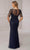 Adrianna Papell Platinum 40421 - Illusion Beaded Sheath Gown Special Occasion Dress