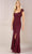 Adrianna Papell Platinum 40433 - Sequin Draped Detailed Evening Dress Evening Dresses