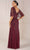 Adrianna Papell Platinum 40436 - V-Neck Dress Evening Dresses