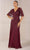 Adrianna Papell Platinum 40436 - V-Neck Evening Dress Evening Dressess