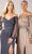 Adrianna Papell Platinum 40437 - Beaded V-neck Sheath Dress Long Dresses