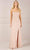 Adrianna Papell Platinum 40439D - Beaded Sleeveless Dress Evening Dresses 0 / Blush