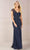 Adrianna Papell Platinum 40442 - V-Neck Evening Dress Evening Dresses