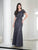 Adrianna Papell Platinum 40452 - Embellished Flutter Sleeve Long Dress Special Occasion Dress