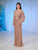 Adrianna Papell Platinum 40453 - Beaded Balloon Sleeve Evening Gown Special Occasion Dress