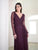 Adrianna Papell Platinum 40454 - Sheer Long Sleeve Beaded Evening Gown Special Occasion Dress