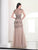 Adrianna Papell Platinum 40463 - Flutter Sleeve V-Neck Long Dress Special Occasion Dress