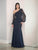 Adrianna Papell Platinum 40464 - Beaded Asymmetrical Neck Long Dress Special Occasion Dress