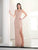 Adrianna Papell Platinum 40465 - Embellished V-Neck Evening Dress Special Occasion Dress