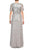 Aidan Mattox MD1E206559 - Short Sleeve Sequined Evening Dress Mother Of The Bride Dresses