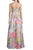 Aidan Mattox MD1E207911 - Floral Strapless Long Gown Prom Dress