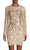 Aidan Mattox MN1E207561 - Long Sleeve Embellished Cocktail Dress Special Occasion Dress