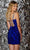 Aleta Couture 1020 - Lattice Sequins Cocktail Dress Cocktail Dresses