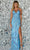 Aleta Couture 1090 - Bead Embellished V-Neck Prom Dress Special Occasion Dress 000 / Sky Multi