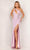 Aleta Couture 1091 - Asymmetric Cutouts Evening Gown Special Occasion Dress 000 / Lilac