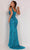 Aleta Couture 1115 - Beaded Plunging V-Neck Prom Gown Special Occasion Dress