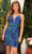 Aleta Couture 1287 - Deep V-neck Cocktail Dress Cocktail Dresses