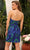 Aleta Couture 1287 - Deep V-neck Cocktail Dress Cocktail Dresses