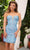 Aleta Couture 1290 - Strapless Sheath Cocktail Dress Homecoming Dresses 000 / Unicorn Blue