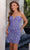 Aleta Couture 1290 - Strapless Sheath Cocktail Dress Homecoming Dresses 000 / Unicorn Purple