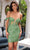 Aleta Couture 1292 - Geometric Sheath Cocktail Dress Cocktail Dresses 000 / Sage