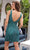 Aleta Couture 1293 - Sleeveless Plunging V-Neck Cocktail Dress Homecoming Dresses