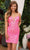 Aleta Couture 1315 - Sequin Sweetheart Cocktail Dress Homecoming Dresses 000 / Cinderella Pink