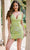 Aleta Couture 1316 - Beaded Sleeveless Cocktail Dress Special Occasion Dress 000 / Neon Grn Silver