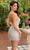 Aleta Couture 1322 - Plunging Halter Cocktail Dress Cocktail Dresses