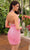 Aleta Couture 1322 - Plunging Halter Cocktail Dress Cocktail Dresses