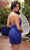 Aleta Couture 1322 - Plunging Halter Cocktail Dress Cocktail Dresses