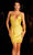 Aleta Couture 477 - Sheath Plunging V-Neck Cocktail Dress Cocktail Dresses