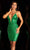 Aleta Couture 477 - Sheath Plunging V-Neck Cocktail Dress Cocktail Dresses