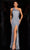 Aleta Couture 665 - Asymmetrical Sheath Evening Dress Evening Dresses