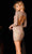 Aleta Couture 709 - Long Sleeve Cutout Dress Cocktail Dresses