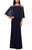 Alex Evenings 1351319 - Cold Shoulder Jersey Formal Dress Mother of the Bride Dresses 10 / Navy