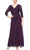 Alex Evenings 81122469 - Evening Dress with Scalloped Lace Accents Mother Of The Bride Dresses 8 / Navy