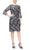 Alex Evenings - 81171268 Quarter Sleeved Midi Laced Dress Mother of the Bride Dresses 2 / Navy/Pink