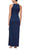 Alex Evenings 8132966 - Beaded Halter Neck Long Dress Evening Dresses 12 / Navy